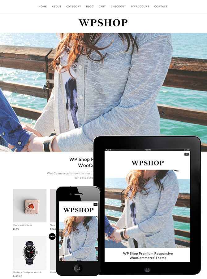 WP Shop Responsive WooCommerce Theme WordPress