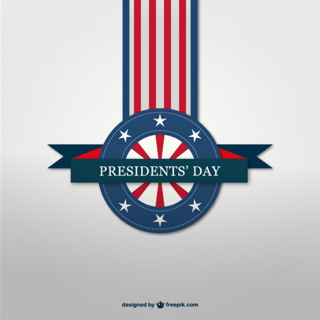 President’s day vector badge