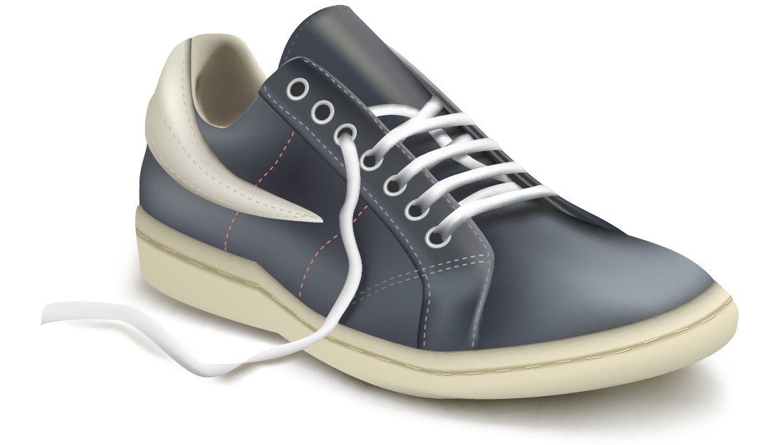 Realistic sports shoes vector design 02