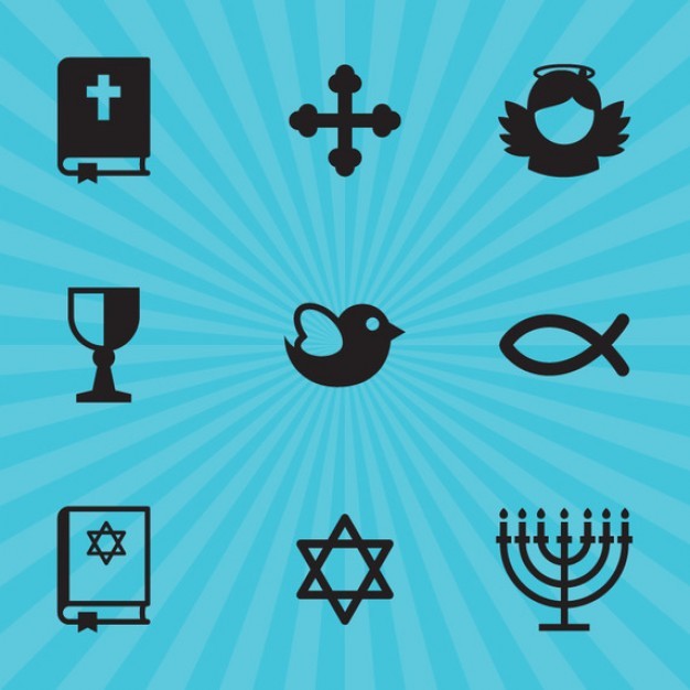 Religion symbols  Vector | Free Download