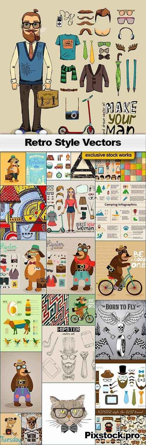 Retro Style Vectors