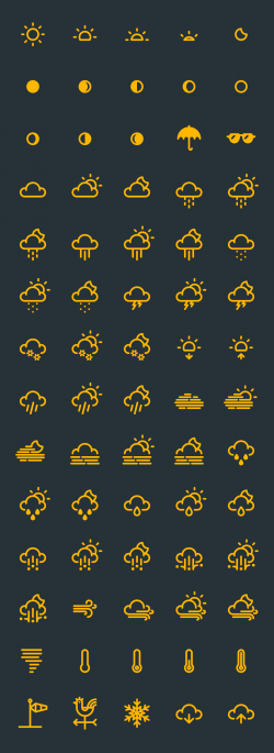 RNS Weather Icons | IconStore