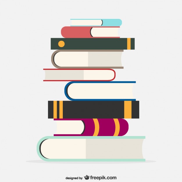 School books vector template