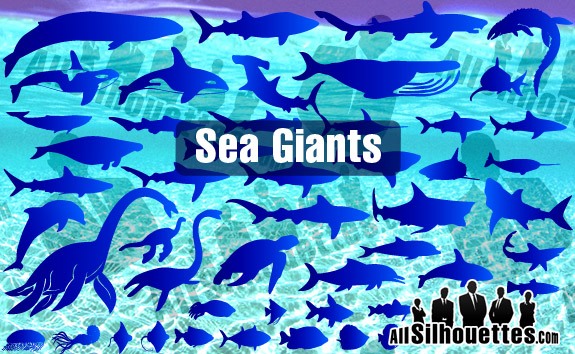 Sea & Ocean Giants – All-Silhouettes