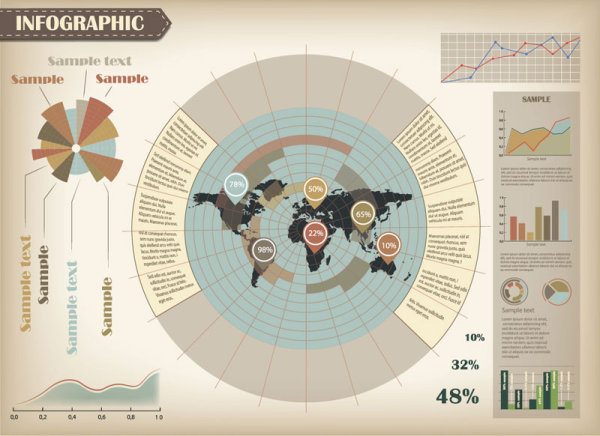 Set Data Chart 03 vector