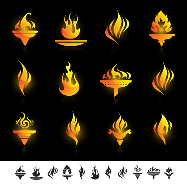 Torch Totem vector material