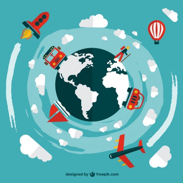 Travel transportation vehicles vector  Vector | Free Download