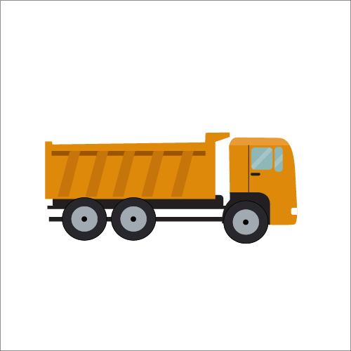 Truck flat styles vector material 05