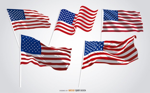 United States flags pack