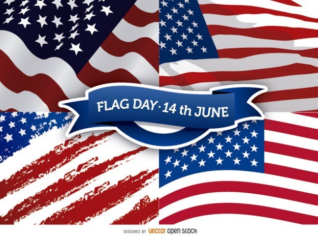 United States vector flags