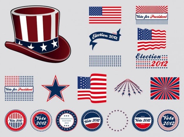 US Presidential Election Badges