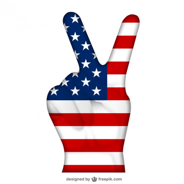 USA victory sign