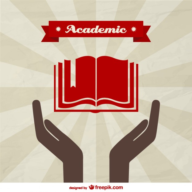Vector academic background template