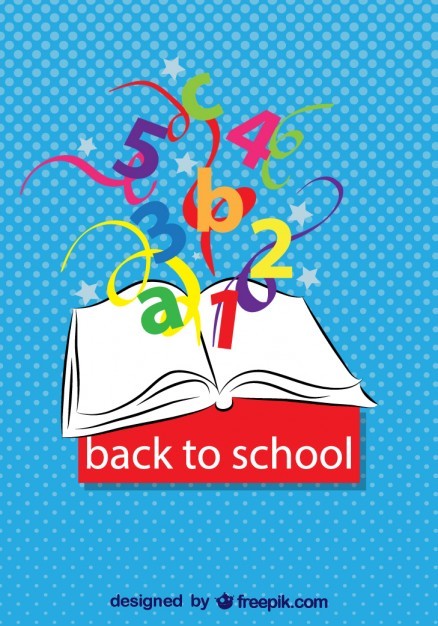 Vector book template