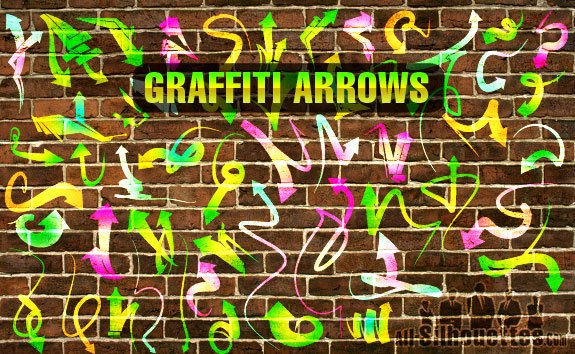 Vector Graffiti Arrows – All-Silhouettes