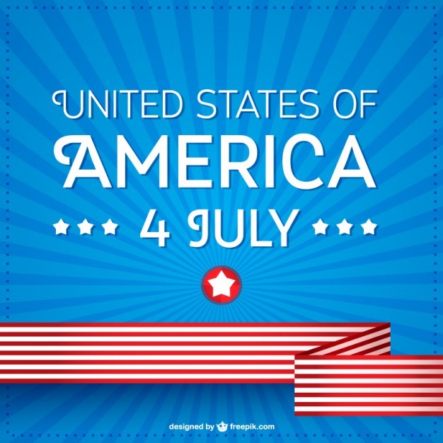 Vector independence day background