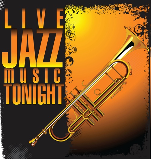 Vintage musical instruments background art 01