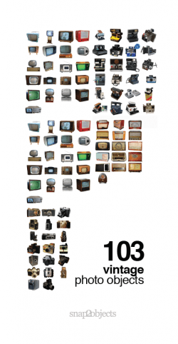 103 Vintage Photo Objects.