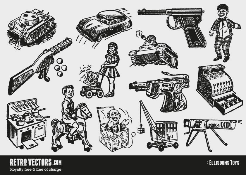 Vintage Toy Vectors