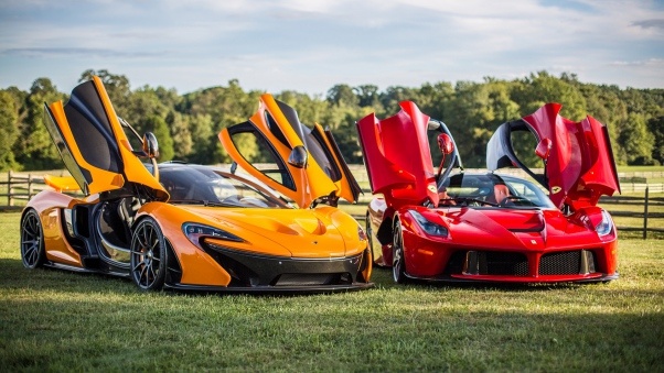 Wallpaper Mclaren, P1, Ferrari, Laferrari HD