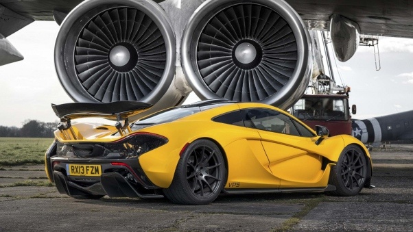 Wallpaper Mclaren, P1, Turbines, Yellow, Supercar HD
