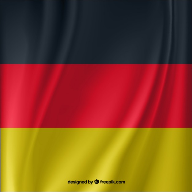 Waving german flag