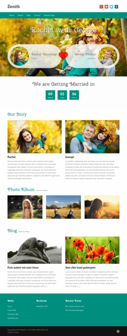 Zenith WordPress Themes