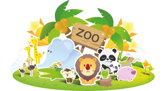 Zoo Vector Art