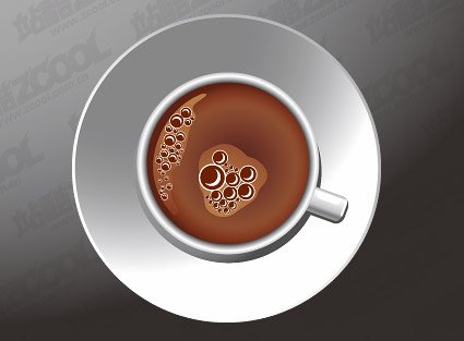 A cup of coffee vector material