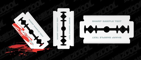 A sharp blade and vector material