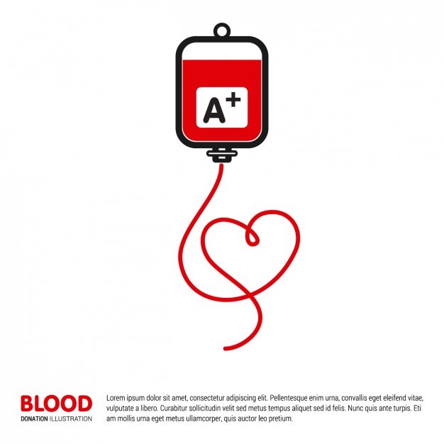 Blood Donation Illustration Template