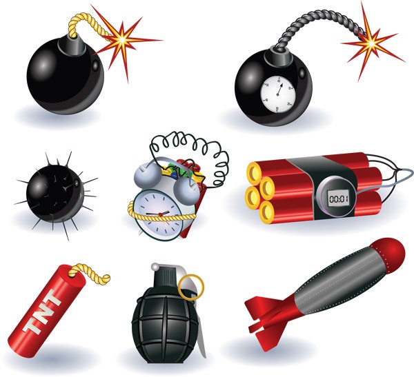 Bomb material facilities and equipment
