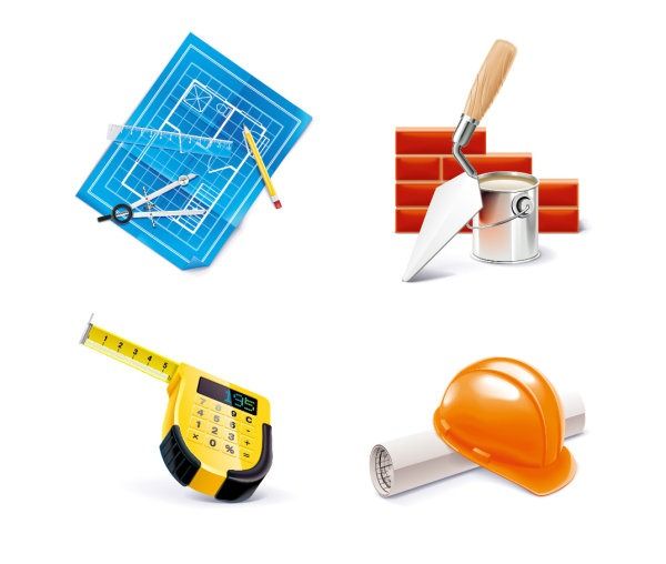 Construction tools – vector material