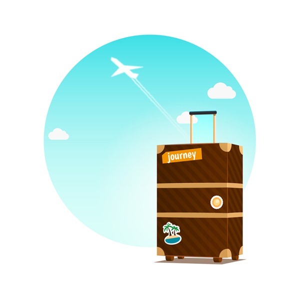 Creative Suitcase illustration