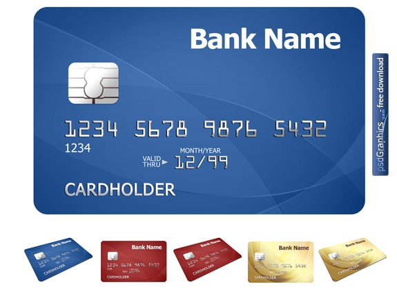 Credit card template