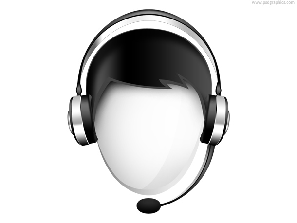 Customer service icon (PSD)