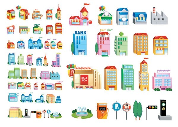 Dimensional small house icon