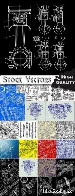 Drawing backgrounds and car details – 25 Eps