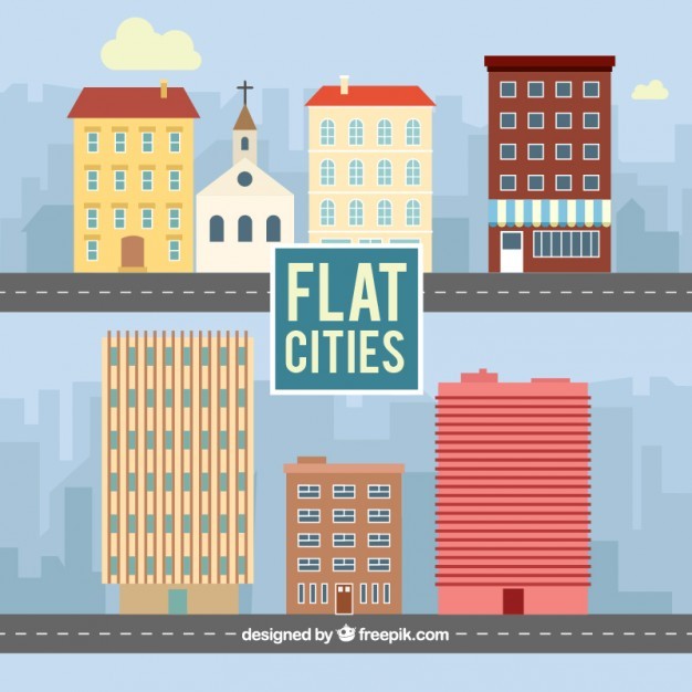 Flat cities collection