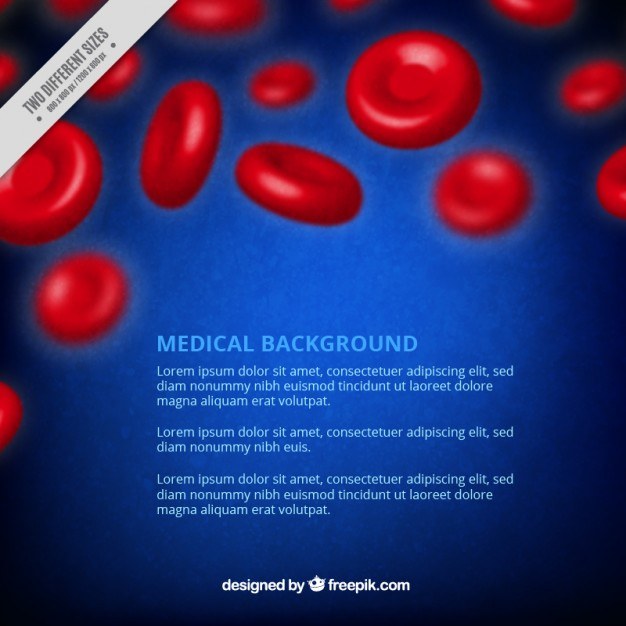 Globules on a blue background