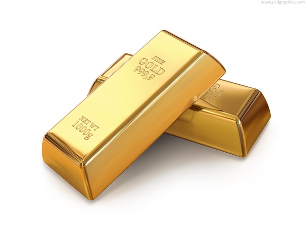 Gold bars PNG