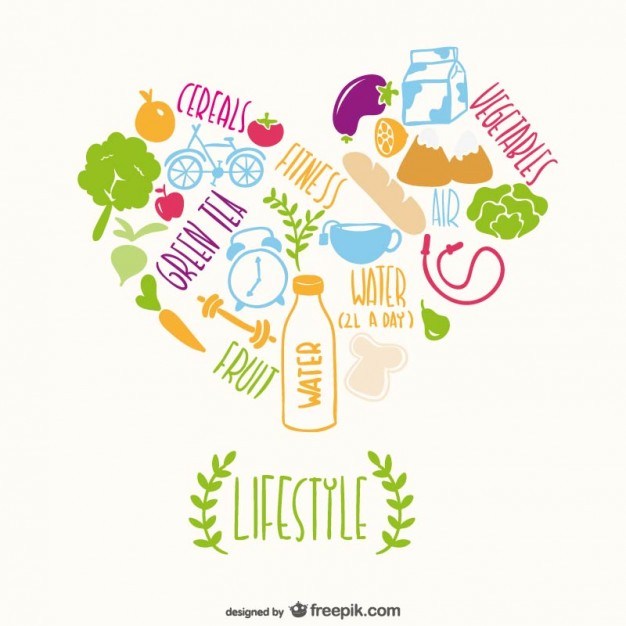 Healthy lifestyle vector