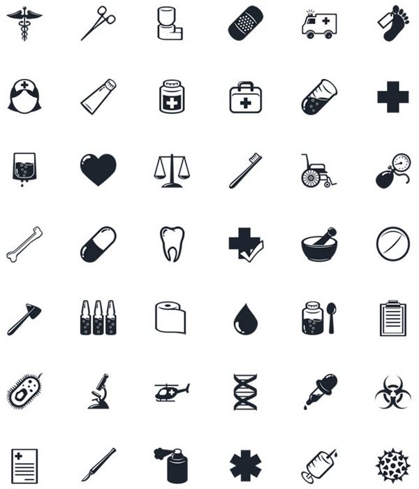 50 hospitals topic – PNG Icons
