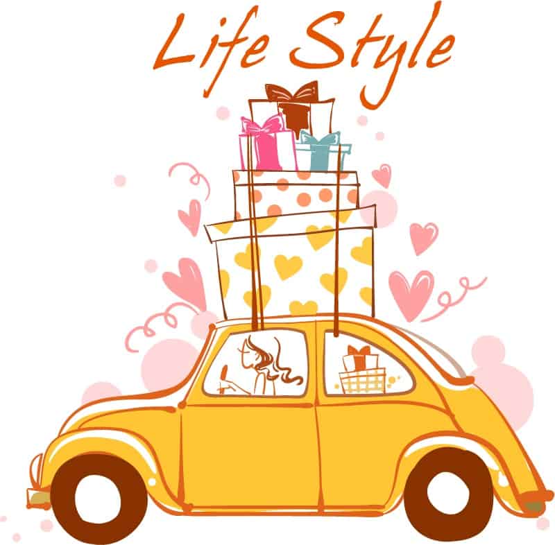 Love painted cartoon illustrator vector material