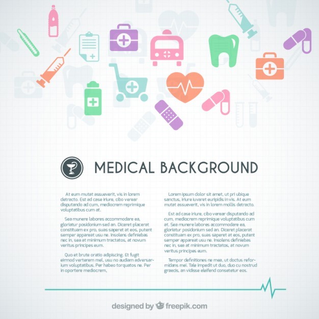 Medical background template
