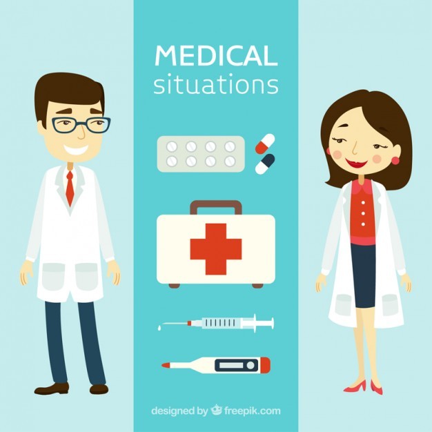 Medical elements and characters