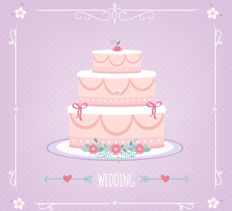 Pink wedding cake fruit and vegetable food