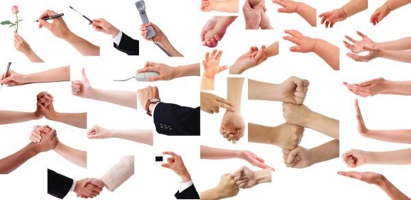 two gestures large collection of psd material