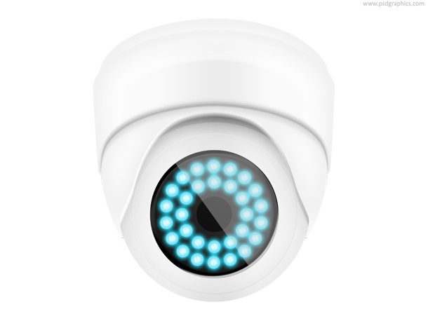 Security camera icon (PSD)