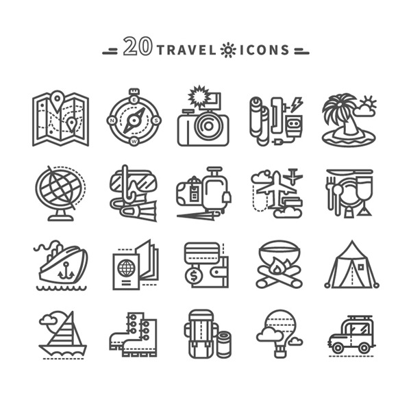 20 Travel icon